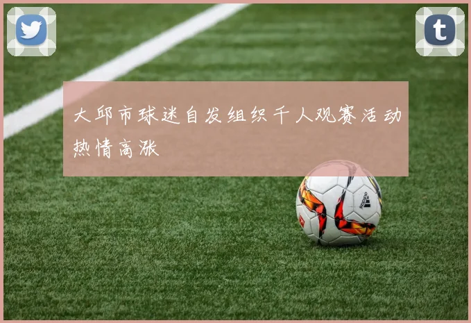 大邱市球迷自发组织千人观赛活动热情高涨